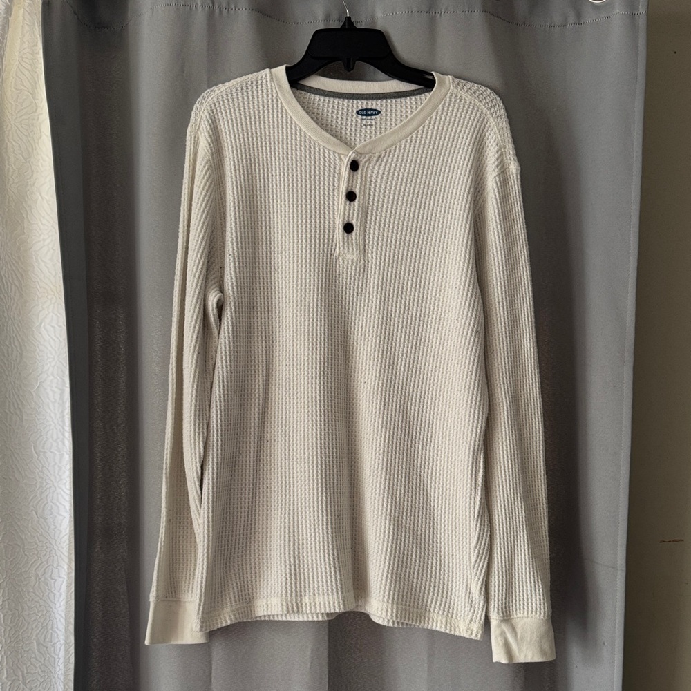 Old Navy Men's Off-White Soft Wash